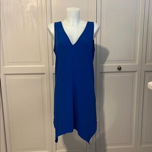 Elegant Blue Sleeveless Dress